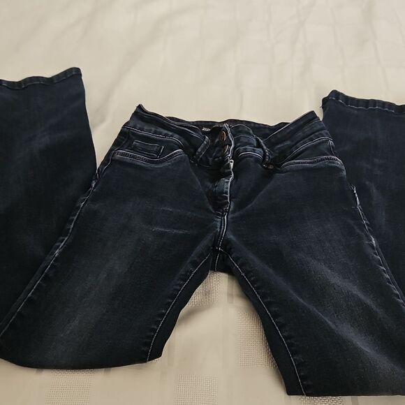 Next Jeans Women's Stretchy Bootcut Lift, Slim & Shape Mid-Rise Flared Jeans 4 - Picture 15 of 16